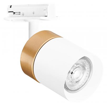 OSRAM 1-Phasen Schienen Leuchtkopf Tracklight Spot Mini Cylinder GU10 Gold/Weiß